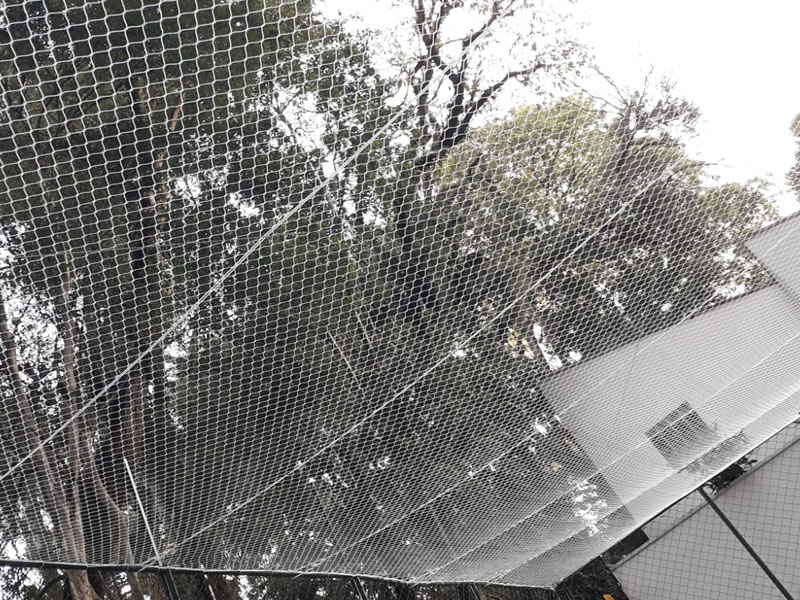 Instalação de rede de proteção em Itajaí