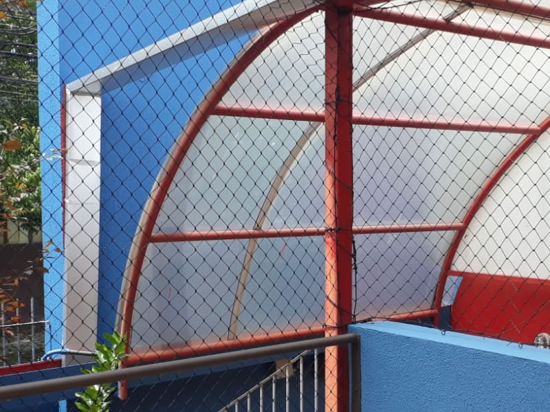 Rede de proteção de alta resistência em Fazendinha, Itajaí